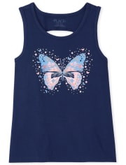 Girls Cut Out Tank Top