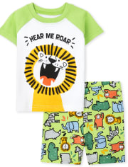 Baby And Toddler Boys Animal Snug Fit Cotton Pajamas
