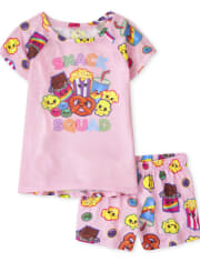 Girls Snacks Pajamas