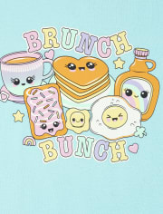 Girls Brunch Snug Fit Cotton Pajamas