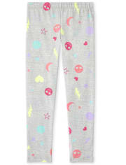 Girls Print Leggings