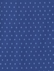 Boys Print Poplin Button Up Shirt