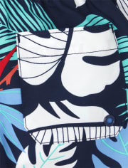 Boys Tropical Swim Trunks