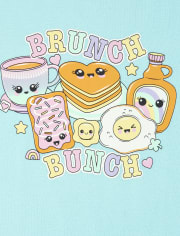 Girls Brunch Snug Fit Cotton Pajamas