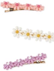 Girls Flower Hair Clip 3-Pack