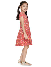 Girls Print Everyday Dress