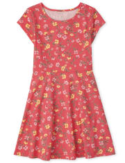 Girls Print Everyday Dress