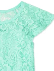 Vestido de encaje para niñas