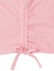 Top con lazo lateral para niñas