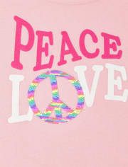 Top con lazo lateral para niñas