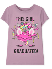 Girls Graduated Graphic Tee