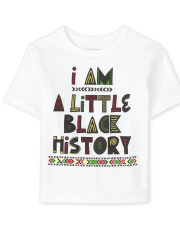 Unisex Baby And Toddler Black History Graphic Tee