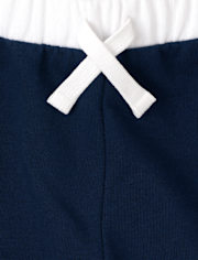 Baby And Toddler Boys Piped French Terry Shorts