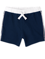 Baby And Toddler Boys Piped French Terry Shorts