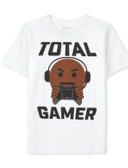 Camiseta gráfica Total Gamer para niños