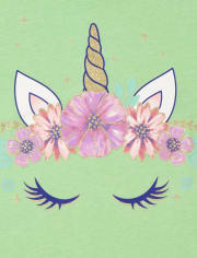 Girls Unicorn Graphic Tee