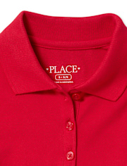 uniformes pour fille Ruffle Pique Polo 2-Pack - Plus