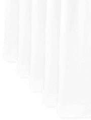 Girls Uniform Ruffle Soft Stretch Pique Polo 5-Pack - Plus