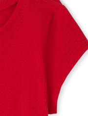 Paquete de 3 camisetas básicas con capas de uniforme para niñas