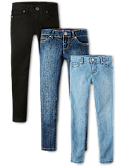 Lot de 3 jeans super skinny pour filles - Plus