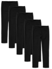Girls Leggings 5-Pack - Plus