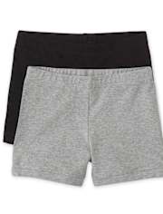 Girls Cartwheel Shorts 2-Pack - Plus