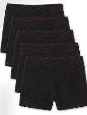 Girls Cartwheel Shorts 5-Pack - Plus
