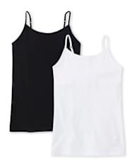 Camisola básica para niñas, paquete de 2