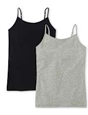 Camisola básica para niñas, paquete de 2