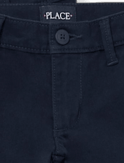 Pantalón chino ajustado elástico Niña Uniform, paquete de 5