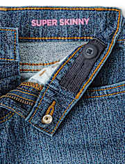 Lot de 2 jeans super skinny pour fille