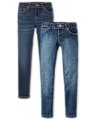 Lot de 2 jeans super skinny pour filles - Plus