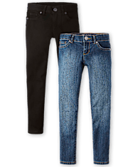Girls Super Skinny Jeans 2-Pack - Plus
