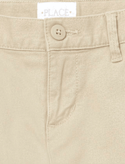 Girls Uniform Stretch Chino Shorts 4-Pack