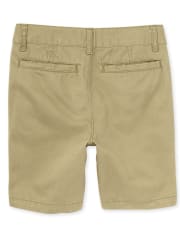 Boys Uniform Stretch Chino Shorts 6-Pack