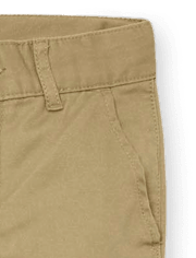 Paquete de 3 pantalones chinos ajustados elásticos de uniforme para niños