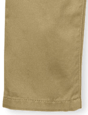 Paquete de 2 pantalones chinos elásticos de uniforme para niños