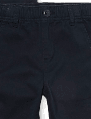 Paquete de 2 pantalones chinos elásticos de uniforme para niños