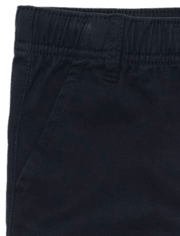 Paquete de 2 pantalones chinos elásticos de uniforme para niños