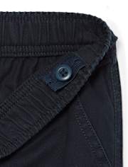 Pantalones cargo estilo chino sin cordones para niño, paquete de 4
