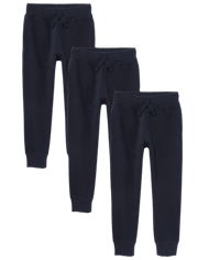 Lot de 3 pantalons de jogging en molleton pour garçon