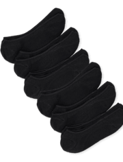Lot de 6 paires de chaussettes invisibles pour filles