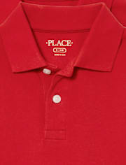 Polo de piqué de uniforme para niños, paquete de 4