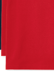 Polo de piqué de uniforme para niños, paquete de 4