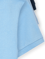 Polo de piqué de uniforme para niños, paquete de 4