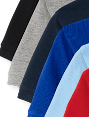 Kids Uniform Soft Pique Polo 7-Pack