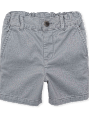 Short chino extensible d'uniforme pour bébés et tout-petits garçons