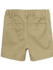 Baby And Toddler Boys Uniform Stretch Chino Shorts 2-Pack