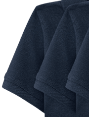 Lot de 10 polos uniformes en piqué pour bébés et tout-petits garçons