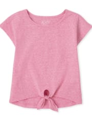Baby And Toddler Girls Tie Front Top